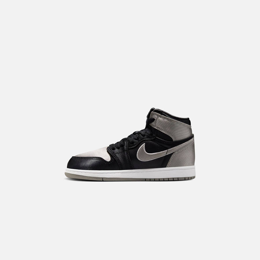 Black / Grey / White Kids' Kith Jordan PS Air Jordan 1 Retro High OG Sneakers | 4780-YKQRE