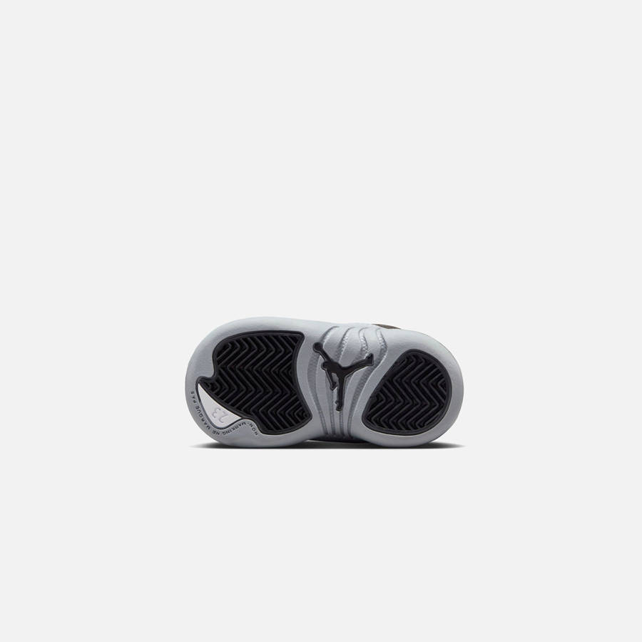 Black / Grey / White Kids' Kith Jordan TD Air Jordan 12 Sneakers | 5103-FWMQC