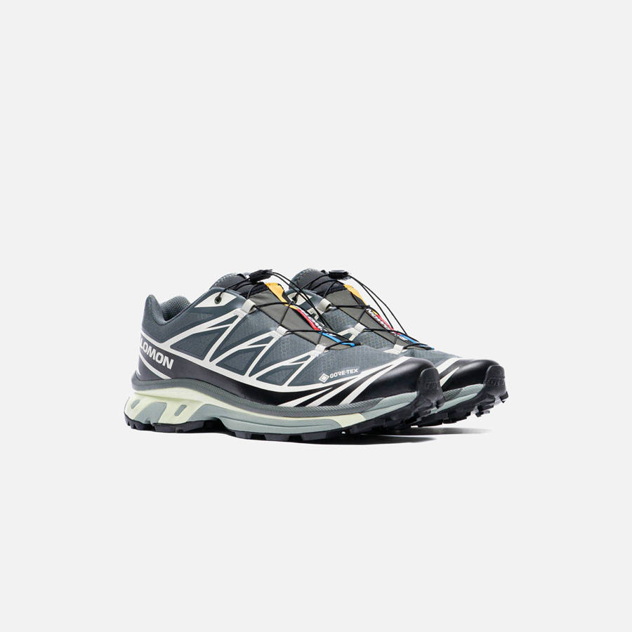 Black / Light Green Men Kith Salomon XT-6 Gore-tex Sneakers | 2971-XRWHM