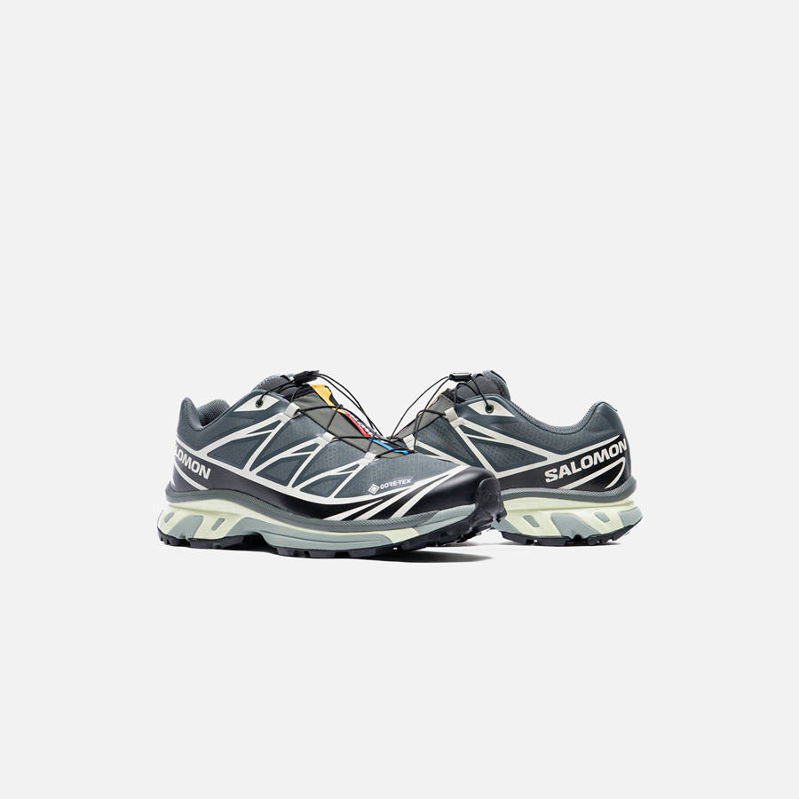 Black / Light Green Men Kith Salomon XT-6 Gore-tex Sneakers | 2971-XRWHM