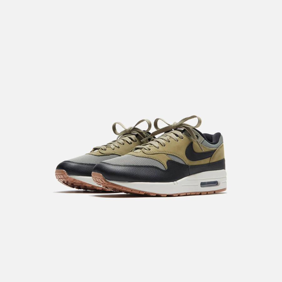 Black / Olive Men Kith Nike Air Max 1 Sports Classic Sneakers | 7038-IQMXH