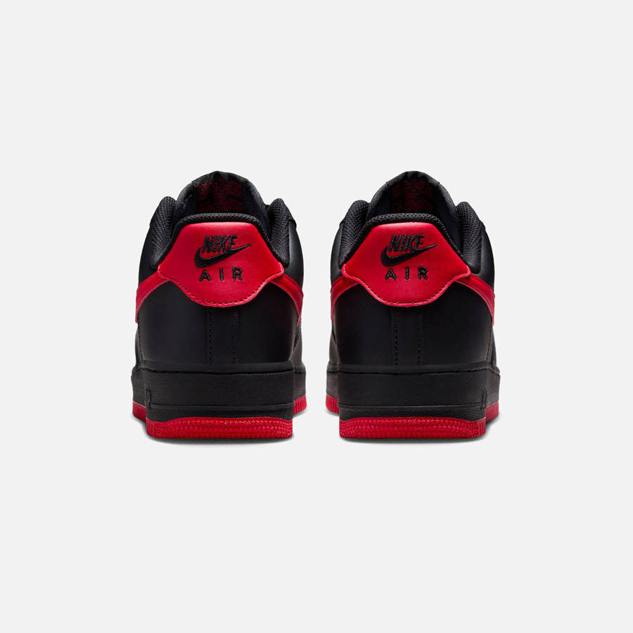 Black / Red Men Kith Nike Air Force 1 '07 Sneakers | 3472-COXKE