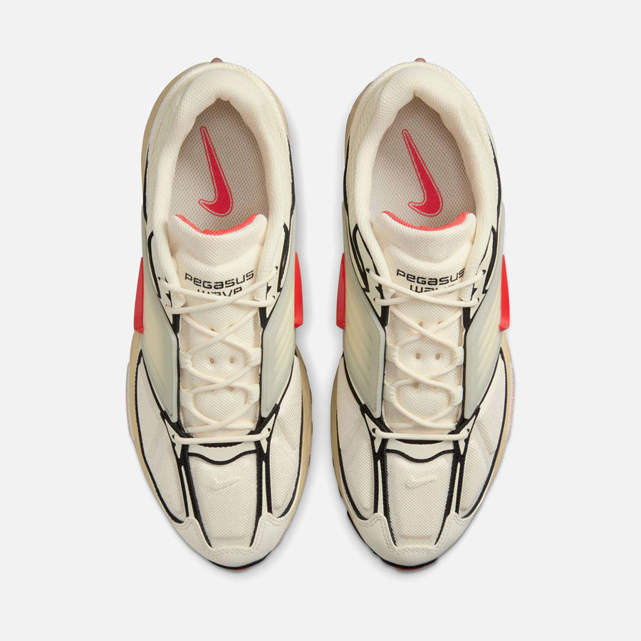 Black / Red Men Kith Nike Air Pegasus Wave Sneakers | 8623-BLTZX