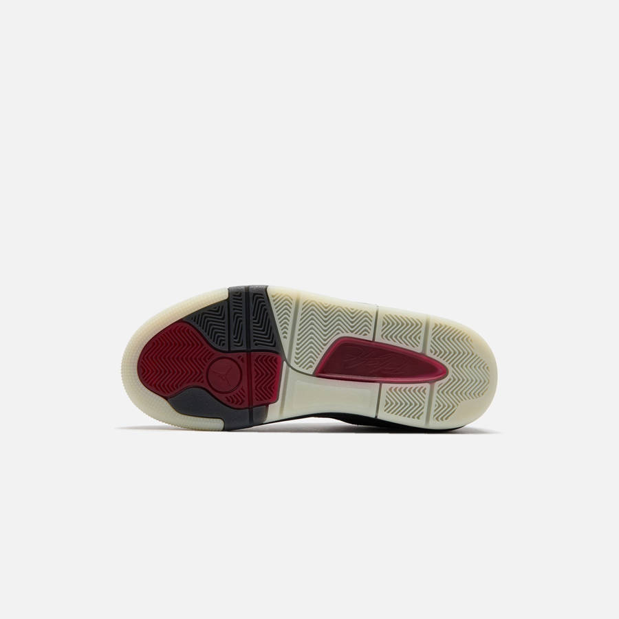 Black / Red Women Kith Jordan x Who Decides War WMNS Flight Court SP Sneakers | 1780-FYWIL