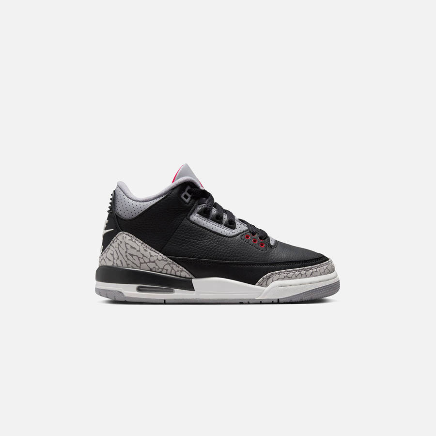 Black / Red / Grey Kids' Kith Jordan GS Air Jordan 3 Retro Sneakers | 2437-KICYF