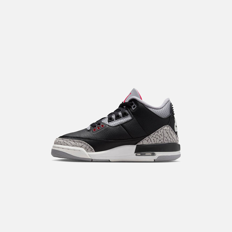 Black / Red / Grey Kids' Kith Jordan GS Air Jordan 3 Retro Sneakers | 2437-KICYF