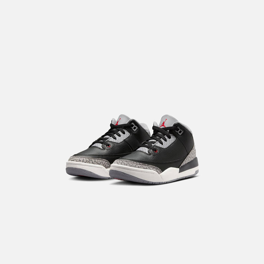 Black / Red / Grey Kids' Kith Jordan PS Air Jordan 3 Retro Sneakers | 2834-CMHFD