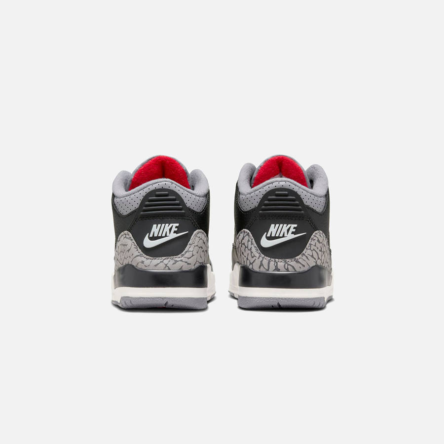 Black / Red / Grey Kids' Kith Jordan PS Air Jordan 3 Retro Sneakers | 2834-CMHFD