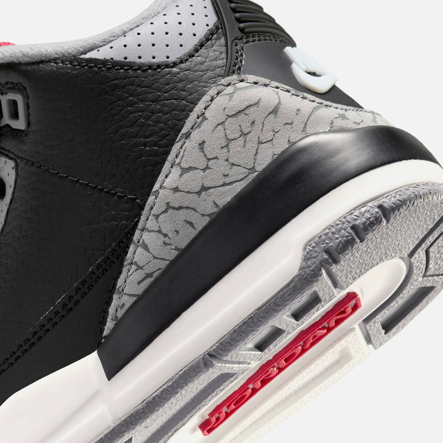 Black / Red / Grey Kids' Kith Jordan PS Air Jordan 3 Retro Sneakers | 2834-CMHFD