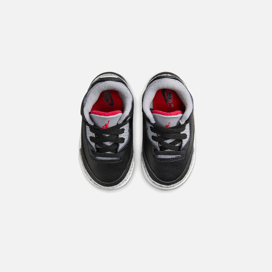 Black / Red / Grey Kids' Kith Jordan TD Air Jordan 3 Retro Sneakers | 5260-RZLSJ