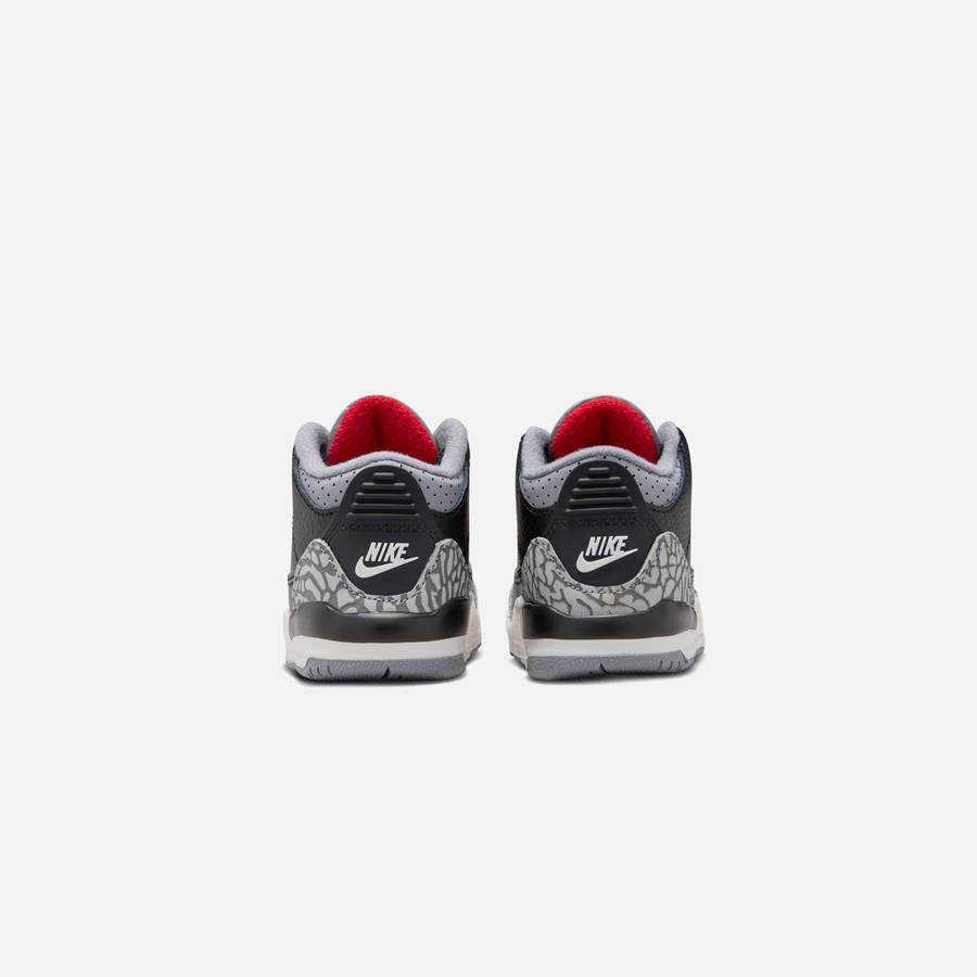 Black / Red / Grey Kids' Kith Jordan TD Air Jordan 3 Retro Sneakers | 5260-RZLSJ