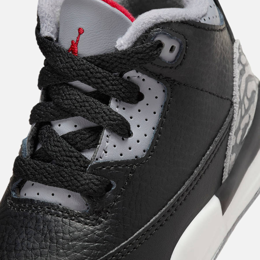 Black / Red / Grey Kids' Kith Jordan TD Air Jordan 3 Retro Sneakers | 5260-RZLSJ