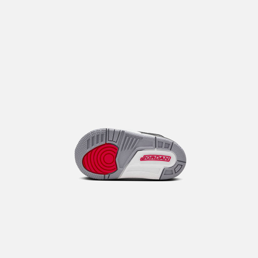 Black / Red / Grey Kids' Kith Jordan TD Air Jordan 3 Retro Sneakers | 5260-RZLSJ