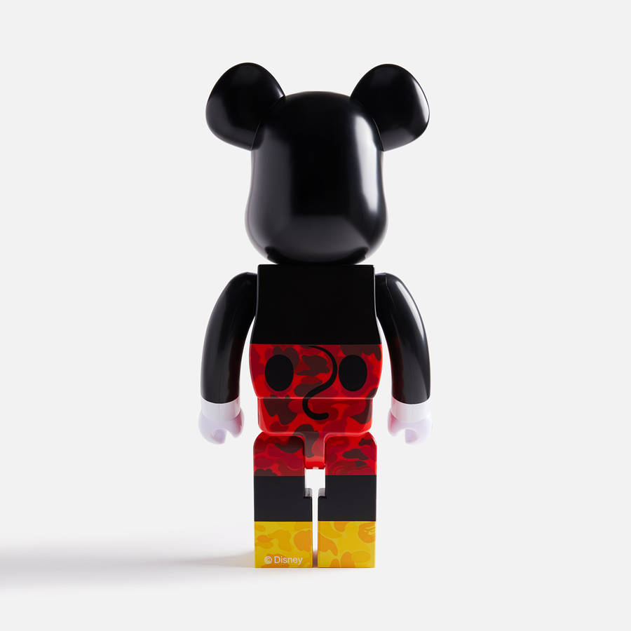 Black / Red / White Kids' Kith Medicom Toy BE@RBRICK Bape Mickey Mouse Color Ver. 1000% Toys | 2654-VDHBR