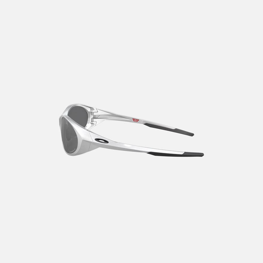 Black / Silver Men Kith Oakley Eyejacket Redux Sunglasses | 2091-IPEKM