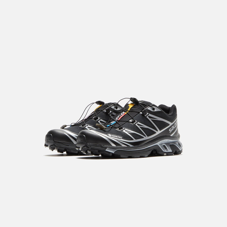 Black / Silver Women Kith Salomon XT-6 GTX Sneakers | 2651-GSUAT