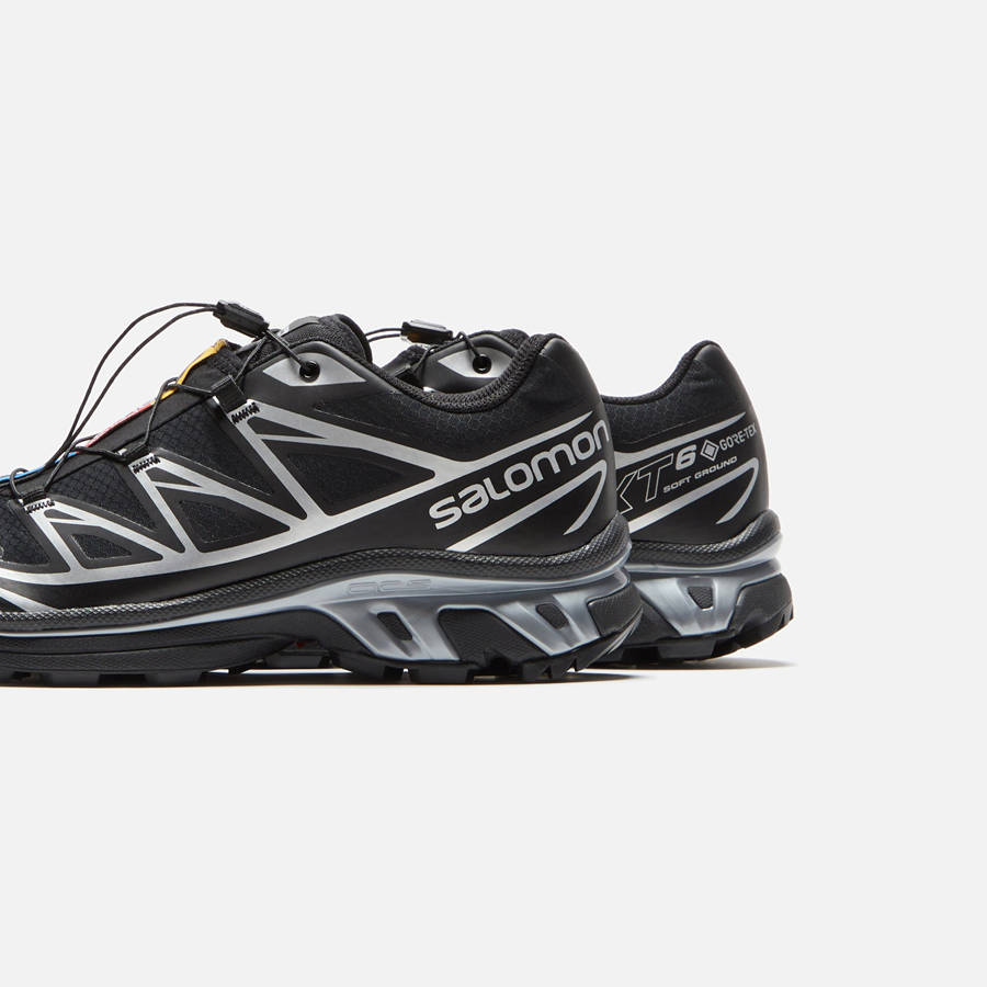 Black / Silver Women Kith Salomon XT-6 GTX Sneakers | 2651-GSUAT