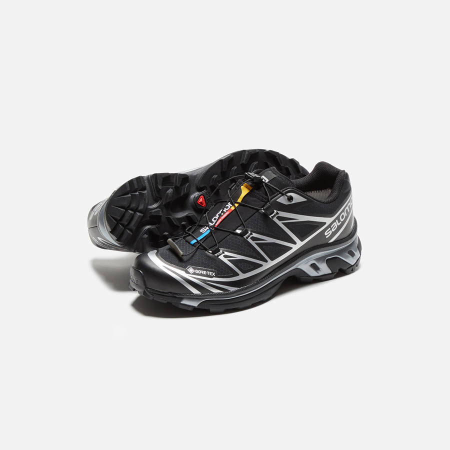 Black / Silver Women Kith Salomon XT-6 GTX Sneakers | 2651-GSUAT