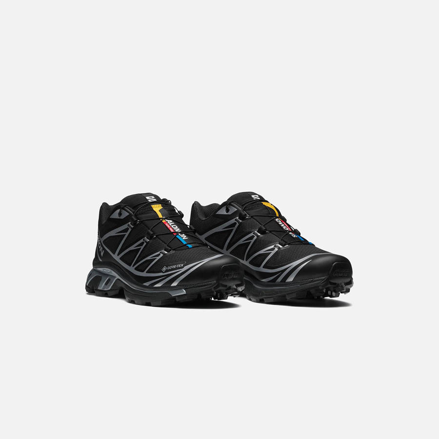 Black / Silver Women Kith Salomon XT-6 GTX Sneakers | 2651-GSUAT