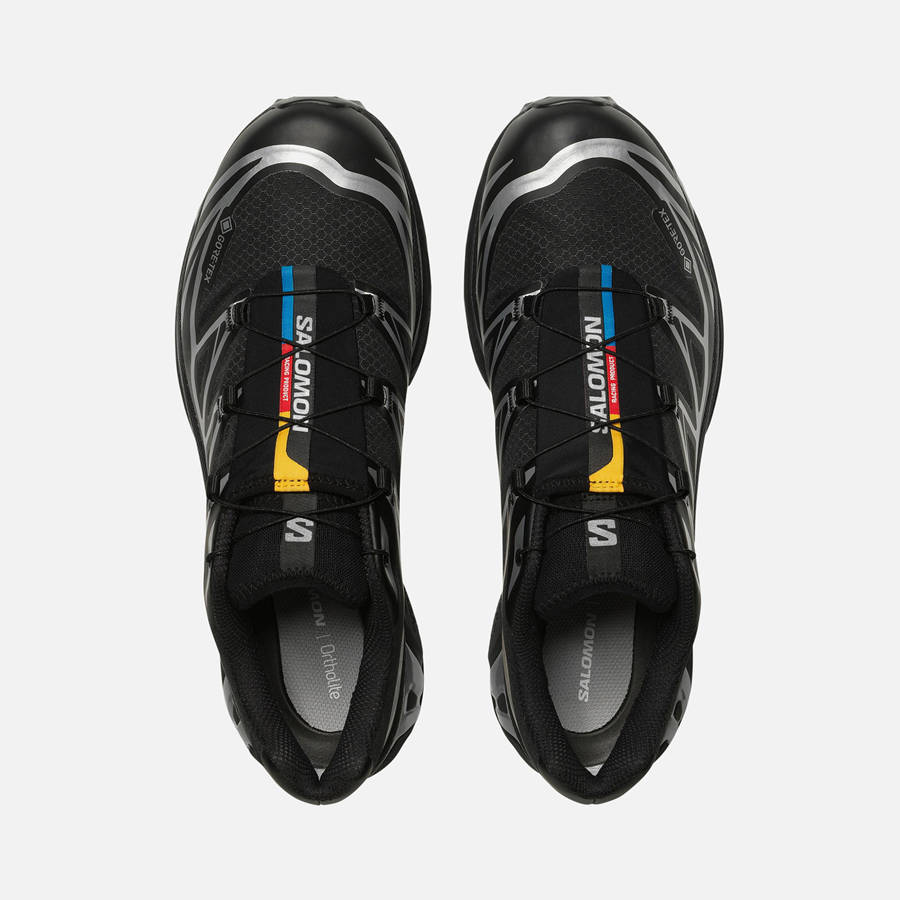 Black / Silver Women Kith Salomon XT-6 GTX Sneakers | 2651-GSUAT