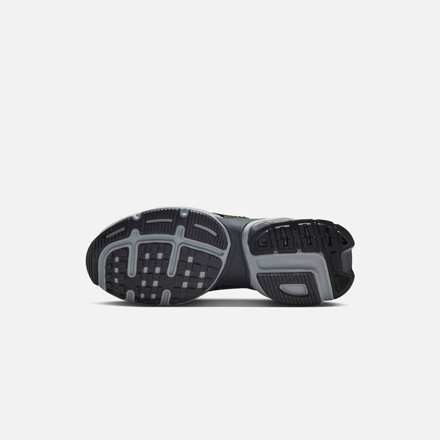 Black / Silver / Dark Grey Women Kith Nike WMNS V2K Run Sneakers | 1574-IDZBR