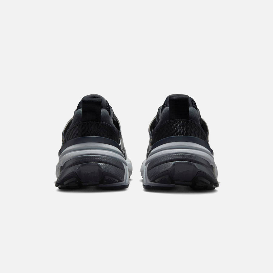 Black / Silver / Dark Grey Women Kith Nike WMNS V2K Run Sneakers | 1574-IDZBR