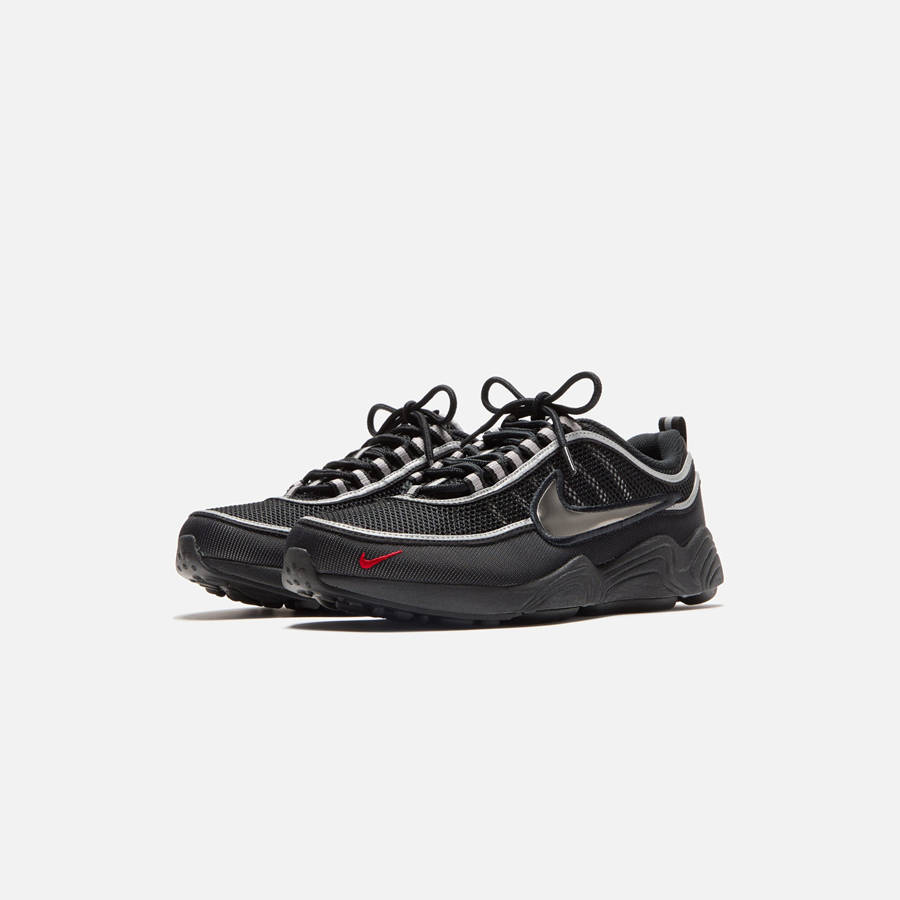 Black / Silver / Red Women Kith Nike Air Zoom Spiridon Shoes | 9710-WCOPK