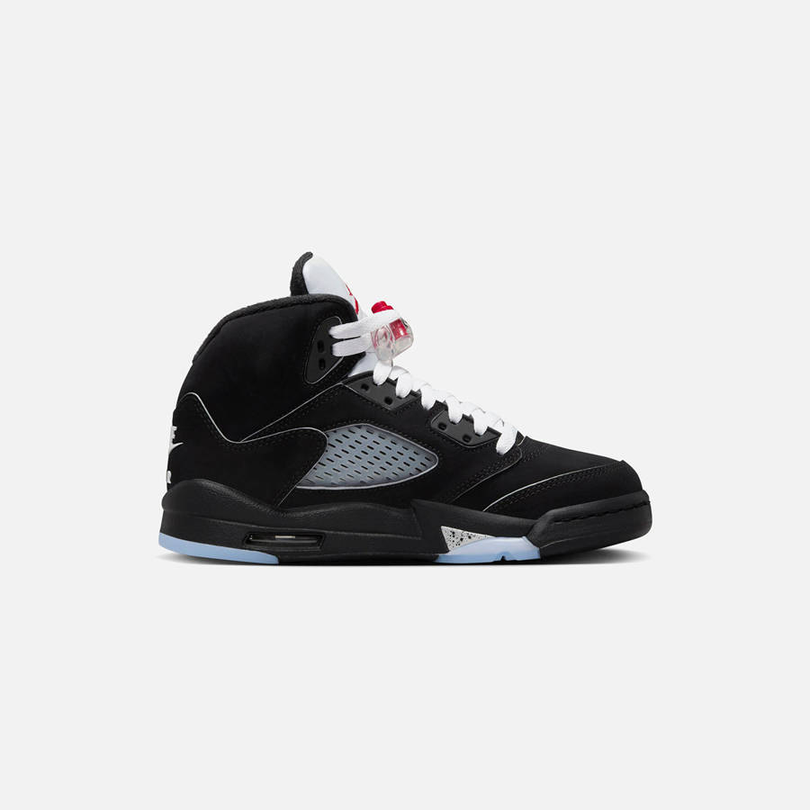 Black / Silver / Red / White Kids' Kith Nike GS Air Jordan 5 Retro OG Reimagined Sneakers | 1253-ZUDTF