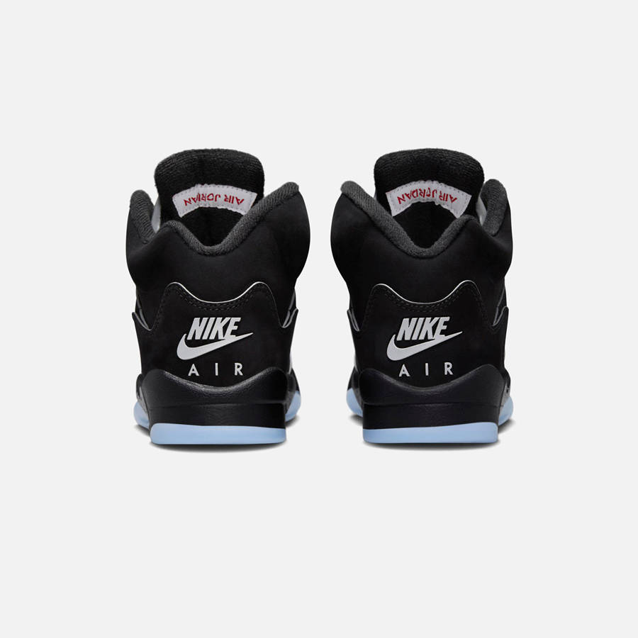 Black / Silver / Red / White Kids' Kith Nike GS Air Jordan 5 Retro OG Reimagined Sneakers | 1253-ZUDTF