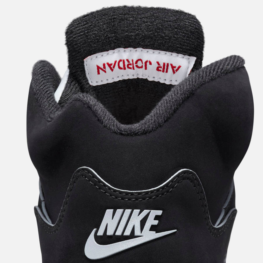 Black / Silver / Red / White Kids' Kith Nike GS Air Jordan 5 Retro OG Reimagined Sneakers | 1253-ZUDTF