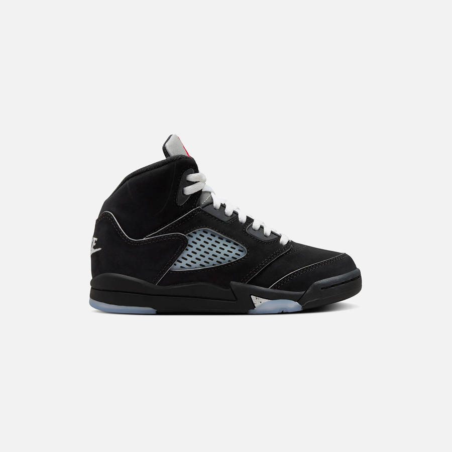 Black / Silver / Red / White Kids' Kith Nike PS Air Jordan 5 Retro OG Reimagined Sneakers | 5481-KFIEQ
