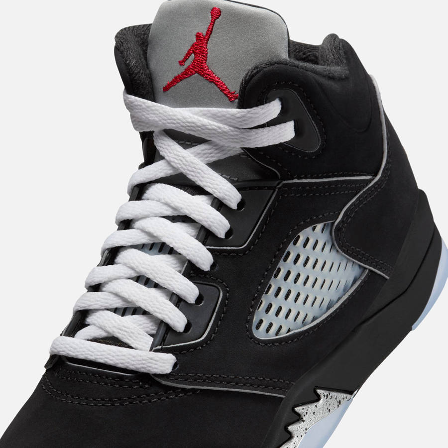 Black / Silver / Red / White Kids' Kith Nike PS Air Jordan 5 Retro OG Reimagined Sneakers | 5481-KFIEQ