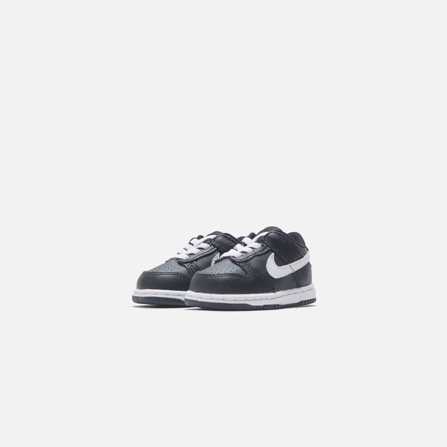 Black / White Kids' Kith Nike Dunk Toddler Low Sneakers | 9745-ZTXHN