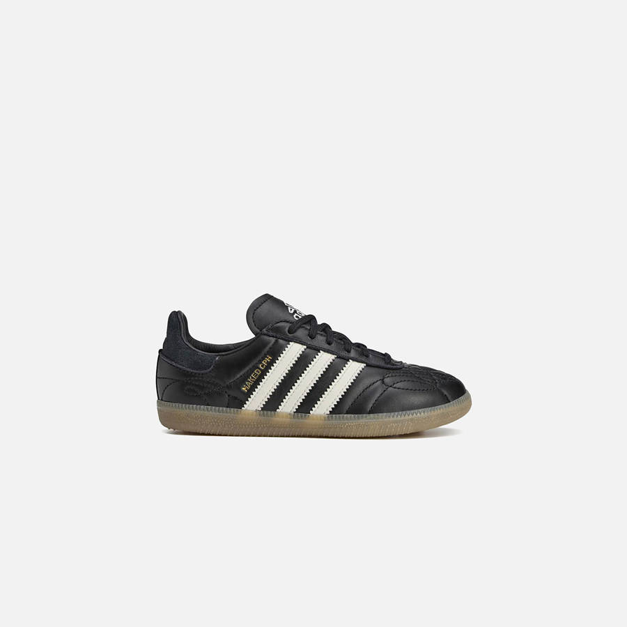 Black / White Kids' Kith adidas x Naked x Maha GS Samba MN Sneakers | 3510-RGLTY