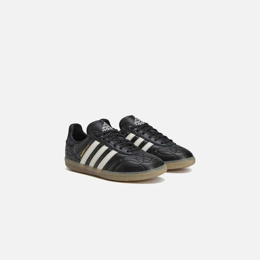 Black / White Kids' Kith adidas x Naked x Maha GS Samba MN Sneakers | 3510-RGLTY