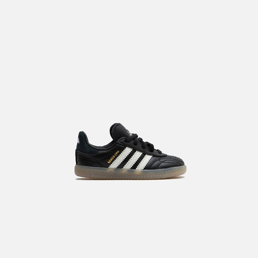 Black / White Kids' Kith adidas x Naked x Maha TD Samba MN Sneakers | 6874-XYIOZ
