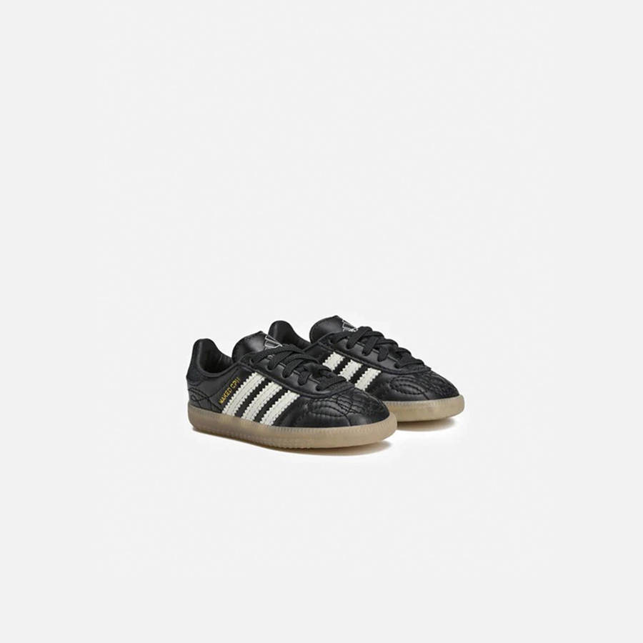 Black / White Kids' Kith adidas x Naked x Maha TD Samba MN Sneakers | 6874-XYIOZ