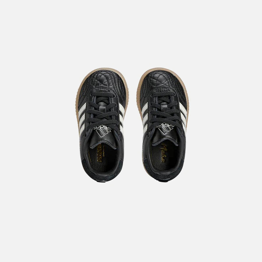 Black / White Kids' Kith adidas x Naked x Maha TD Samba MN Sneakers | 6874-XYIOZ