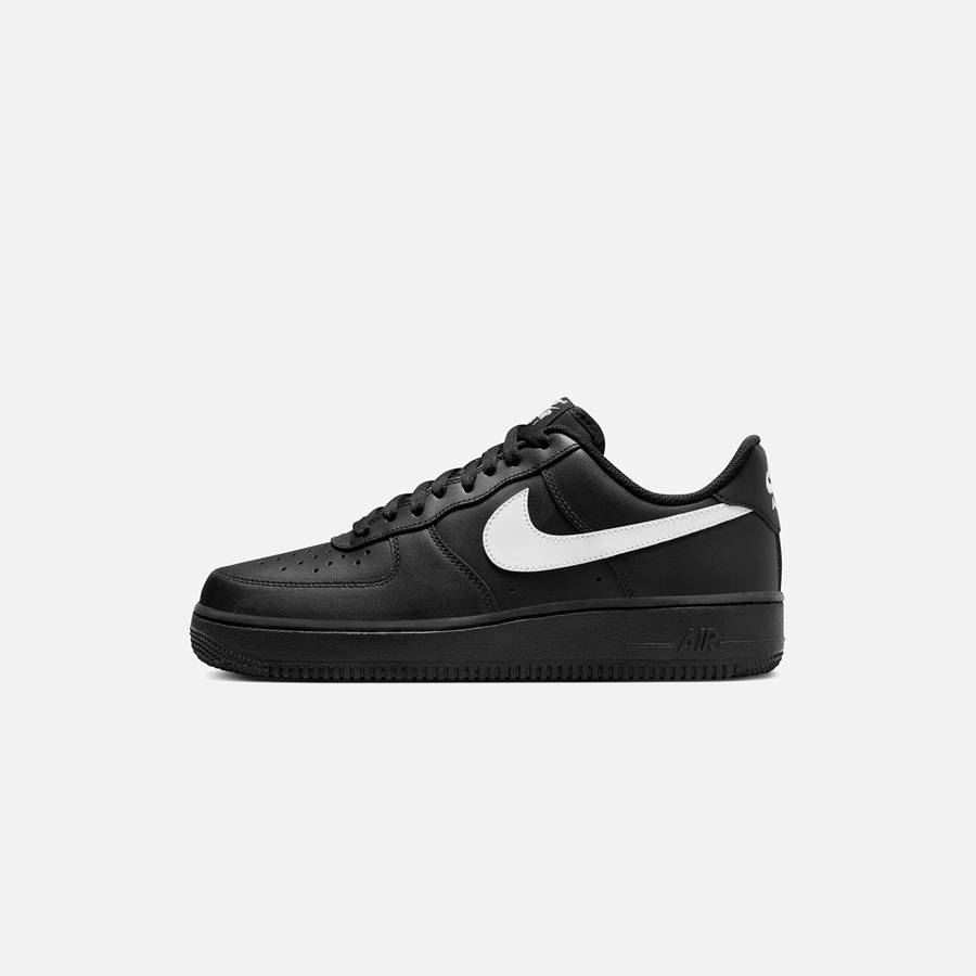 Black / White Men Kith Nike Air Force 1 '07 Sneakers | 3169-UYTPE
