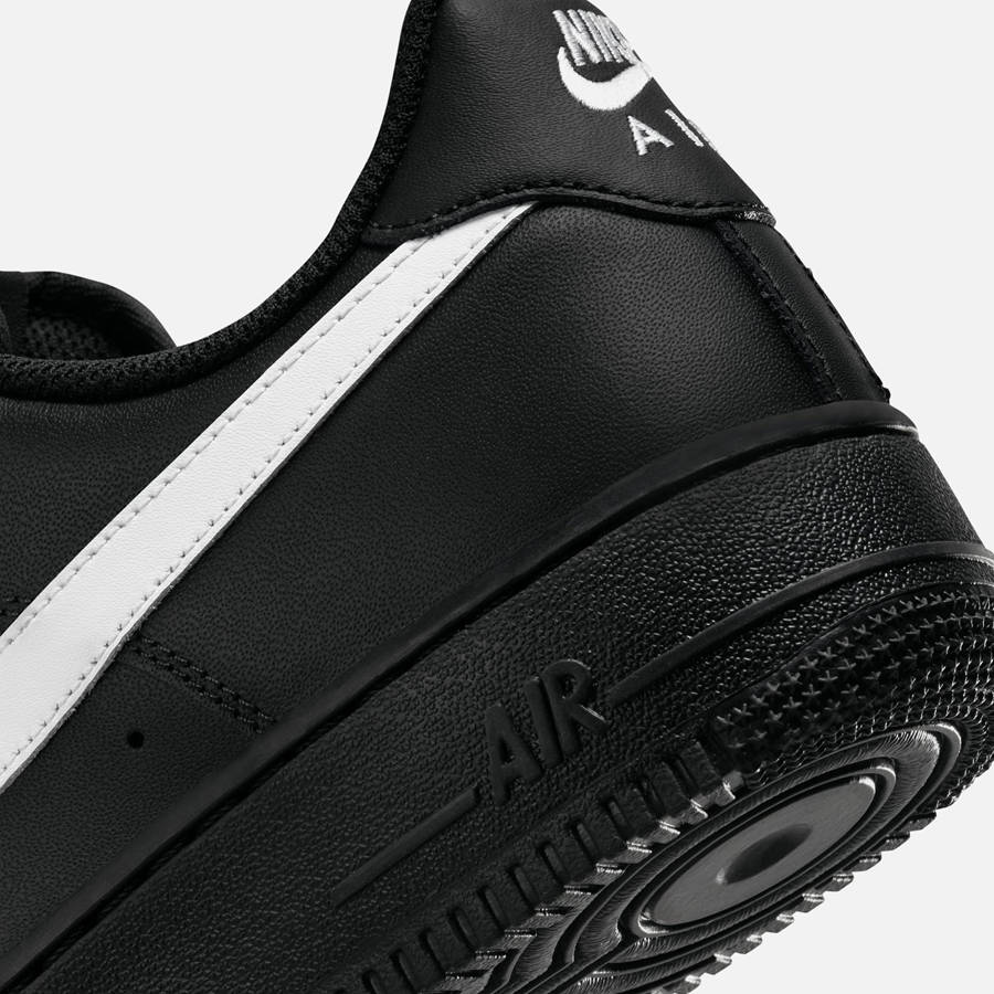 Black / White Men Kith Nike Air Force 1 '07 Sneakers | 3169-UYTPE