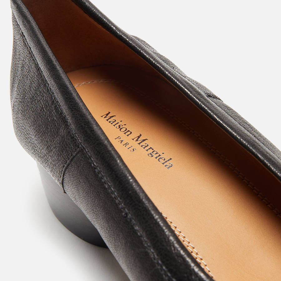 Black / White Women Kith Margiela Tabi Ballerina Heels | 5497-YVDWI