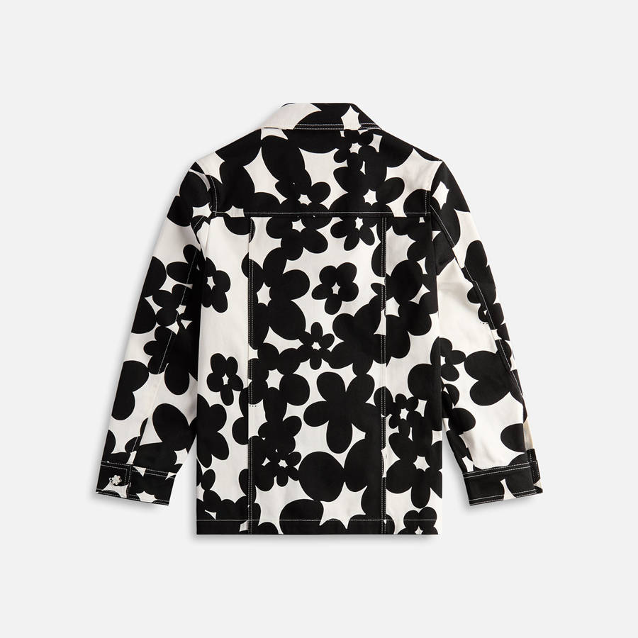 Black / White Women Kith Marni Cotton Jackets | 3816-VUJRQ