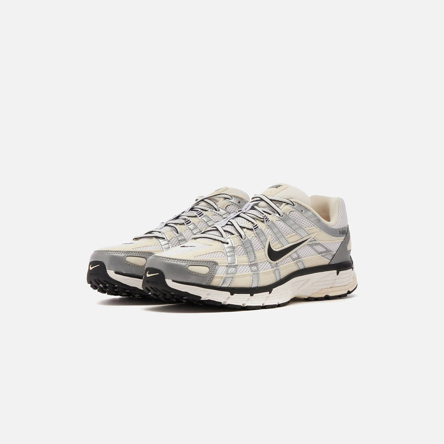Black / White Women Kith Nike WMNS P-6000 Shoes | 0564-OUWJS