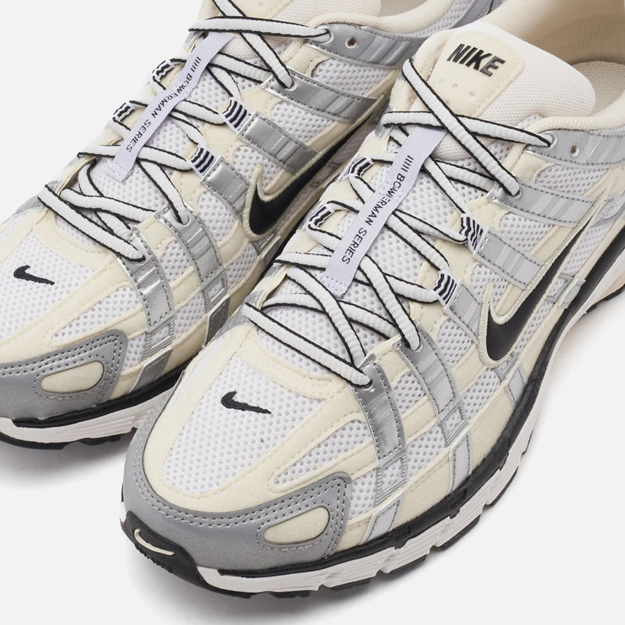 Black / White Women Kith Nike WMNS P-6000 Shoes | 0564-OUWJS