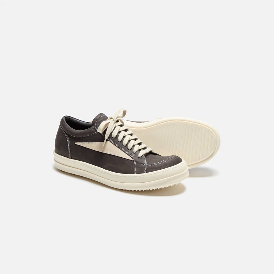 Black / White Women Kith Rick Owens WMNS Vintage Sneakers | 0485-YJZIQ