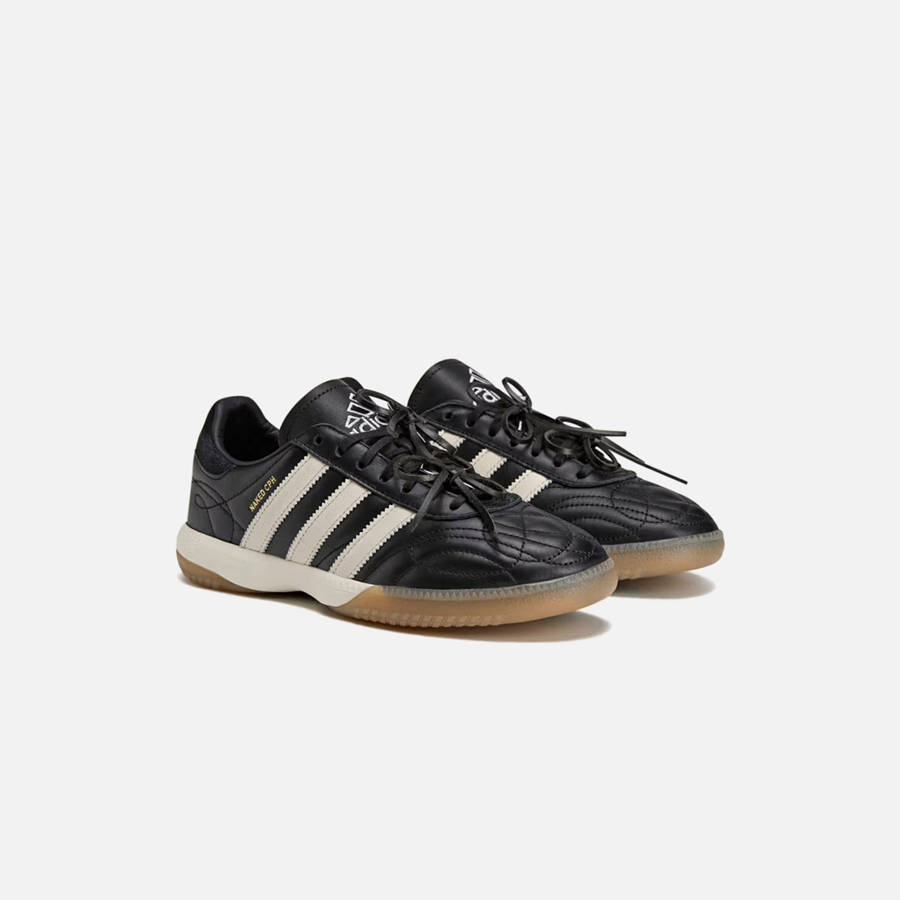 Black / White Women Kith adidas x Naked x Maha Samba MN Shoes | 8017-KVZQM