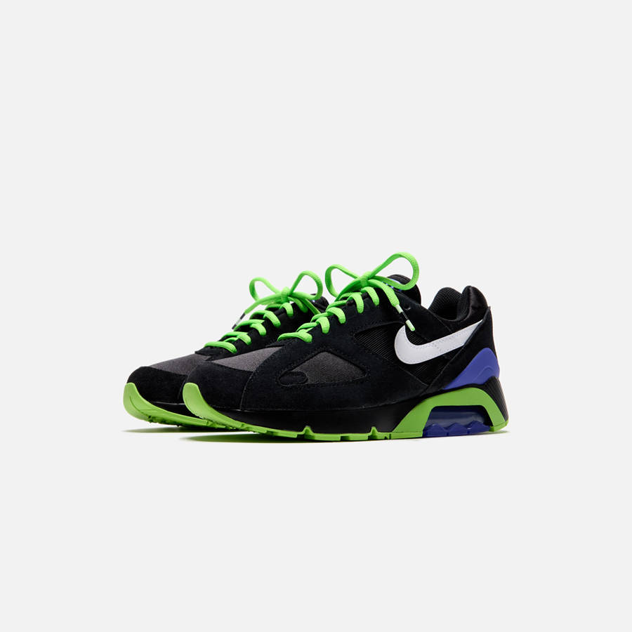 Black / White / Green Men Kith Nike Air 180 QS Sneakers | 2638-CASMX