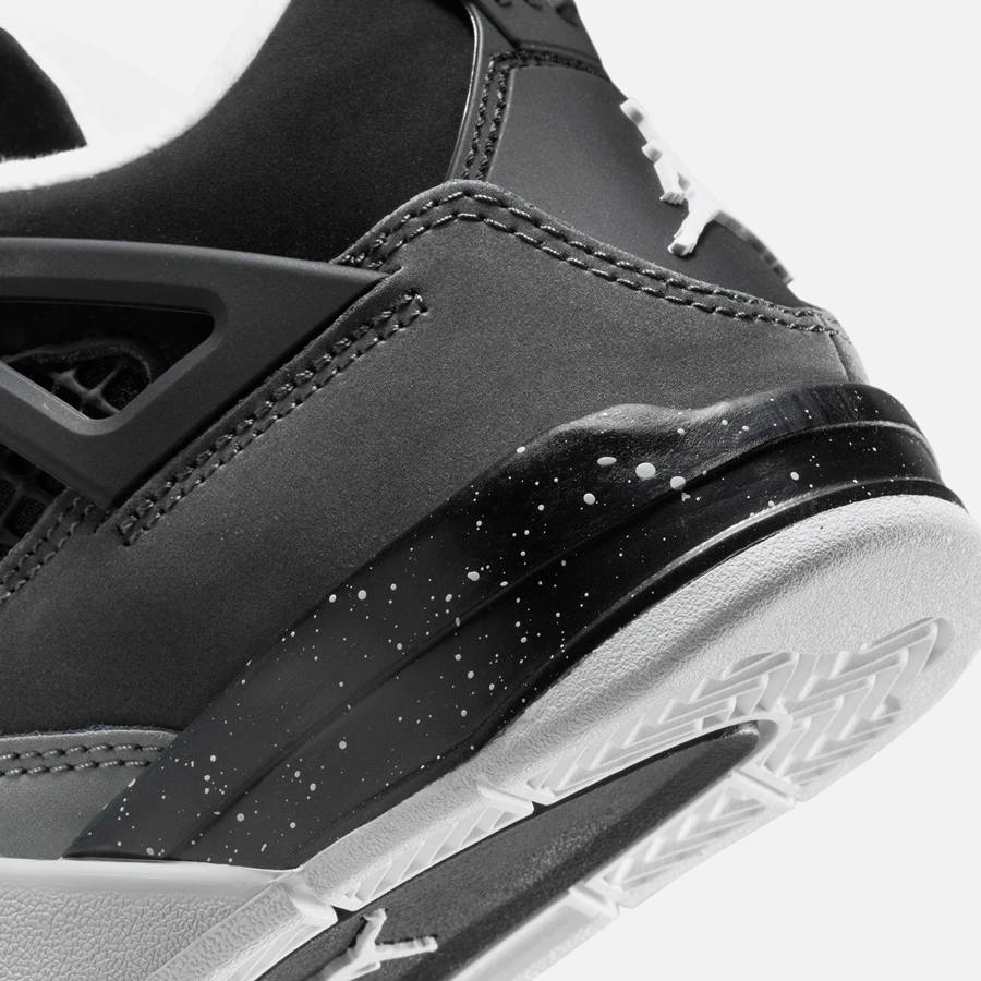 Black / White / Grey / Platinum Kids' Kith Jordan PS Air Jordan 4 Retro Sneakers | 0483-EPZFQ