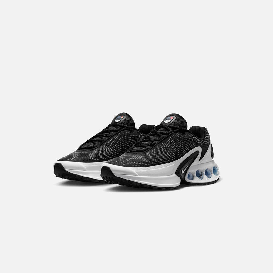 Black / White / Grey / Platinum Men Kith Nike Air Max Dn Sneakers | 4306-NUHZP