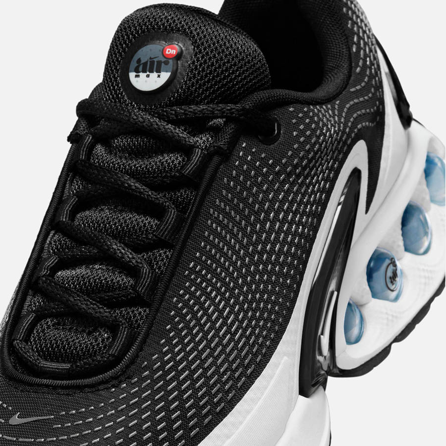 Black / White / Grey / Platinum Men Kith Nike Air Max Dn Sneakers | 4306-NUHZP